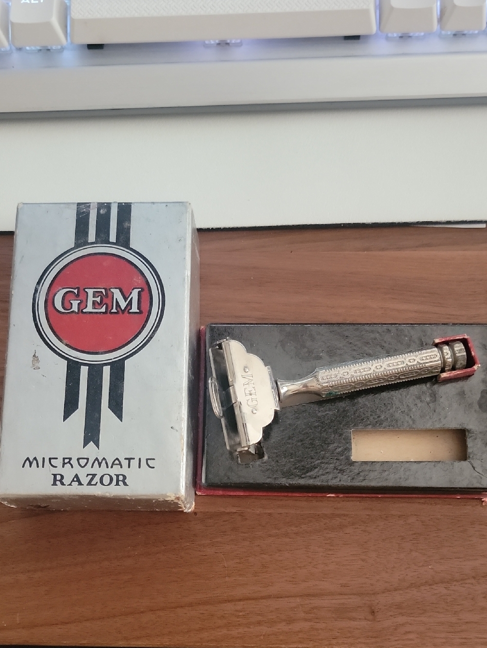 Vintage GEM Safety Shaving Razor, PAT 1912, Brooklyn New York